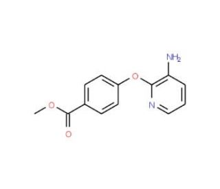 Methyl 4-[(3-amino-2-pyridinyl)oxy]-benzenecarboxylate (CAS 353257-58-6) - chemical structure image