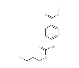 Methyl 4-{[(3-chloropropoxy)carbonyl]amino}benzoate - chemical structure image