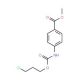 Methyl 4-{[(3-chloropropoxy)carbonyl]amino}benzoate - chemical structure image