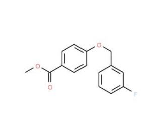 Methyl 4-[(3-fluorobenzyl)oxy]benzenecarboxylate (CAS 454473-78-0) - chemical structure image