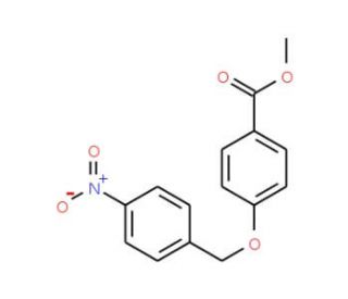 Methyl 4-[(4-nitrobenzyl)oxy]benzoate - chemical structure image