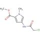 methyl 4-[(chloroacetyl)amino]-1-methyl-1H-pyrrole-2-carboxylate - chemical structure image