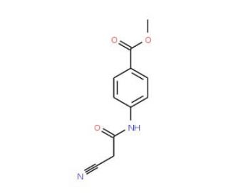 Methyl 4-[(cyanoacetyl)amino]benzoate - chemical structure image