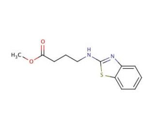 methyl 4-(1,3-benzothiazol-2-ylamino)butanoate - chemical structure image