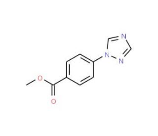 Methyl 4-(1H-1,2,4-triazol-1-yl)benzenecarboxylate (CAS 58419-67-3) - chemical structure image