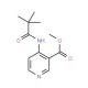 Methyl 4-(2,2,2-trimethylacetamido)nicotinate (CAS 773134-09-1) - chemical structure image