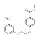 Methyl 4-[2-(3-formylphenoxy)ethoxy]-benzenecarboxylate (CAS 937601-83-7) - chemical structure image