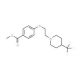 Methyl 4-{2-[4-(trifluoromethyl)piperidino]-ethoxy}benzenecarboxylate - chemical structure image