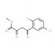 methyl 4-(2,5-dichlorophenyl)-2,4-dioxobutanoate - chemical structure image