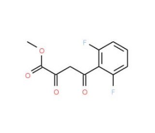 methyl 4-(2,6-difluorophenyl)-2,4-dioxobutanoate - chemical structure image