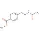 Methyl 4-(2-acetylaminoethyl)benzoate (CAS 870703-69-8) - chemical structure image
