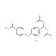 Methyl 4-{2-amino-4-[bis(acetyloxy)methyl]-phenoxy}benzenecarboxylate - chemical structure image