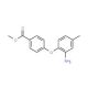 Methyl 4-(2-amino-4-methylphenoxy)benzoate - chemical structure image