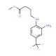 Methyl 4-[2-amino-4-(trifluoromethyl)anilino]-butanoate - chemical structure image