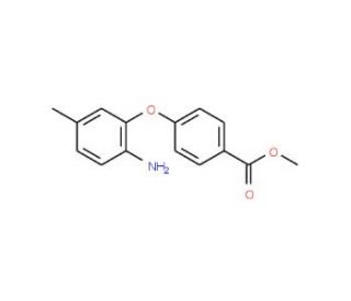 Methyl 4-(2-amino-5-methylphenoxy)benzoate - chemical structure image