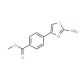 Methyl 4-(2-aminothiazol-4-yl)benzoate (CAS 206555-77-3) - chemical structure image