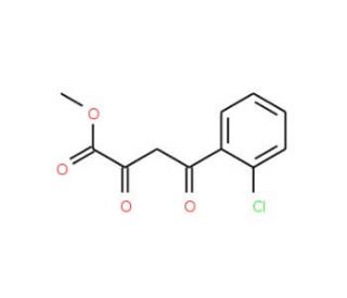 Methyl 4-(2-chlorophenyl)-2,4-dioxobutanoate (CAS 451485-68-0) - chemical structure image