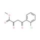 Methyl 4-(2-chlorophenyl)-2,4-dioxobutanoate (CAS 451485-68-0) - chemical structure image