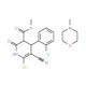 methyl 4-(2-chlorophenyl)-5-cyano-6-mercapto-2-oxo-1,2,3,4-tetrahydropyridine-3-carboxylate compound with 4-methylmorpholine