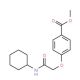 Methyl 4-[2-(cyclohexylamino)-2-oxoethoxy]benzoate - chemical structure image