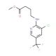 Methyl 4-{[3-chloro-5-(trifluoromethyl)-2-pyridinyl]amino}butanoate (CAS 332361-10-1) - chemical structure image
