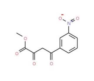 Methyl 4-(3-nitrophenyl)-2,4-dioxobutanoate (CAS 345617-18-7) - chemical structure image
