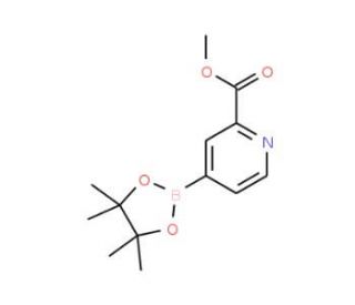 Methyl 4-(4,4,5,5-tetramethyl-1,3,2-dioxaborolan-2-yl)picolinate (CAS 957062-72-5) - chemical structure image