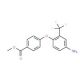 Methyl 4-[4-amino-2-(trifluoromethyl)phenoxy]-benzoate - chemical structure image