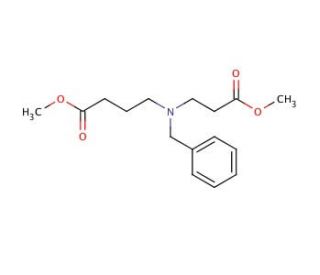 Methyl 4-[4-Benzyl-N-(2-methoxycarbonylethyl)]aminobutyrate (CAS 109386-71-2) - chemical structure image