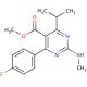 Methyl 4-(4-Fluorophenyl)-6-isopropyl-2-(methylamino)pyrimidine-5-carboxylate - chemical structure image