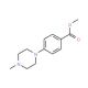 Methyl 4-(4-methylpiperazino)benzenecarboxylate (CAS 354813-14-2) - chemical structure image