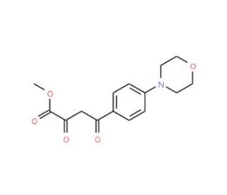 methyl 4-[4-(morpholin-4-yl)phenyl]-2,4-dioxobutanoate - chemical structure image
