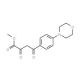 methyl 4-[4-(morpholin-4-yl)phenyl]-2,4-dioxobutanoate - chemical structure image