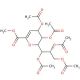Methyl 4,5,7,8,9-Penta-O-acetyl-2,6-anhydro-3-deoxy-D-glycero-D-galacto-2-enonate - chemical structure image