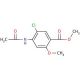 Methyl 4-acetamido-5-chloro-2-methoxybenzoate (CAS 4093-31-6) - chemical structure image