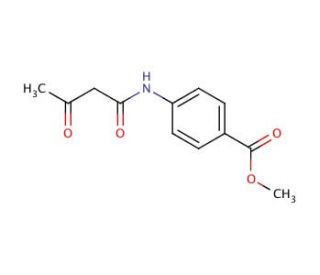 Methyl 4-(acetoacetylamino)benzenecarboxylate (CAS 67093-75-8) - chemical structure image
