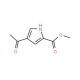 Methyl 4-acetyl-1H-pyrrole-2-carboxylate (CAS 40611-82-3) - chemical structure image