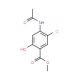 Methyl 4-acetylamino-5-chloro-2-hydroxybenzoate (CAS 24190-77-0) - chemical structure image