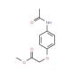 methyl [4-(acetylamino)phenoxy]acetate - chemical structure image