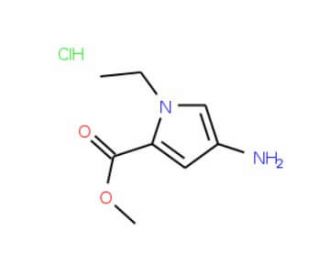 Methyl 4-amino-1-ethyl pyrrole-2-carboxylate hydrochloride - chemical structure image