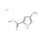 Methyl 4-amino-1H-pyrrole-2-carboxylate hydrochloride - chemical structure image