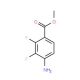Methyl 4-Amino-2,3-difluorobenzoate (CAS 886497-08-1) - chemical structure image