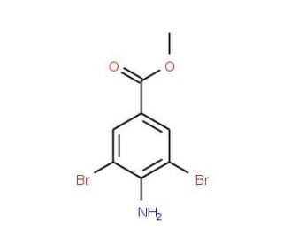 Methyl 4-amino-3,5-dibromobenzoate (CAS 3282-10-8) - chemical structure image