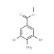 Methyl 4-amino-3,5-dibromobenzoate (CAS 3282-10-8) - chemical structure image
