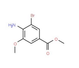 Methyl 4-amino-3-bromo-5-methoxybenzenecarboxylate - chemical structure image