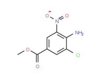 Methyl 4-amino-3-chloro-5-nitrobenzoate - chemical structure image