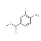 Methyl 4-amino-3-fluorobenzenecarboxylate (CAS 185629-32-7) - chemical structure image