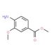 Methyl 4-amino-3-methoxybenzoate (CAS 41608-64-4) - chemical structure image