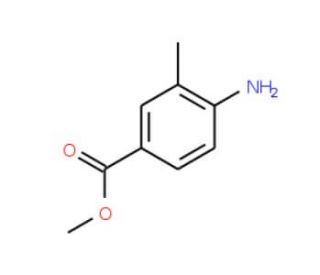 Methyl 4-amino-3-methylbenzoate (CAS 18595-14-7) - chemical structure image