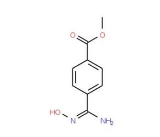 Methyl 4-[amino(hydroxyimino)methyl]benzoate (CAS 65695-05-8) - chemical structure image